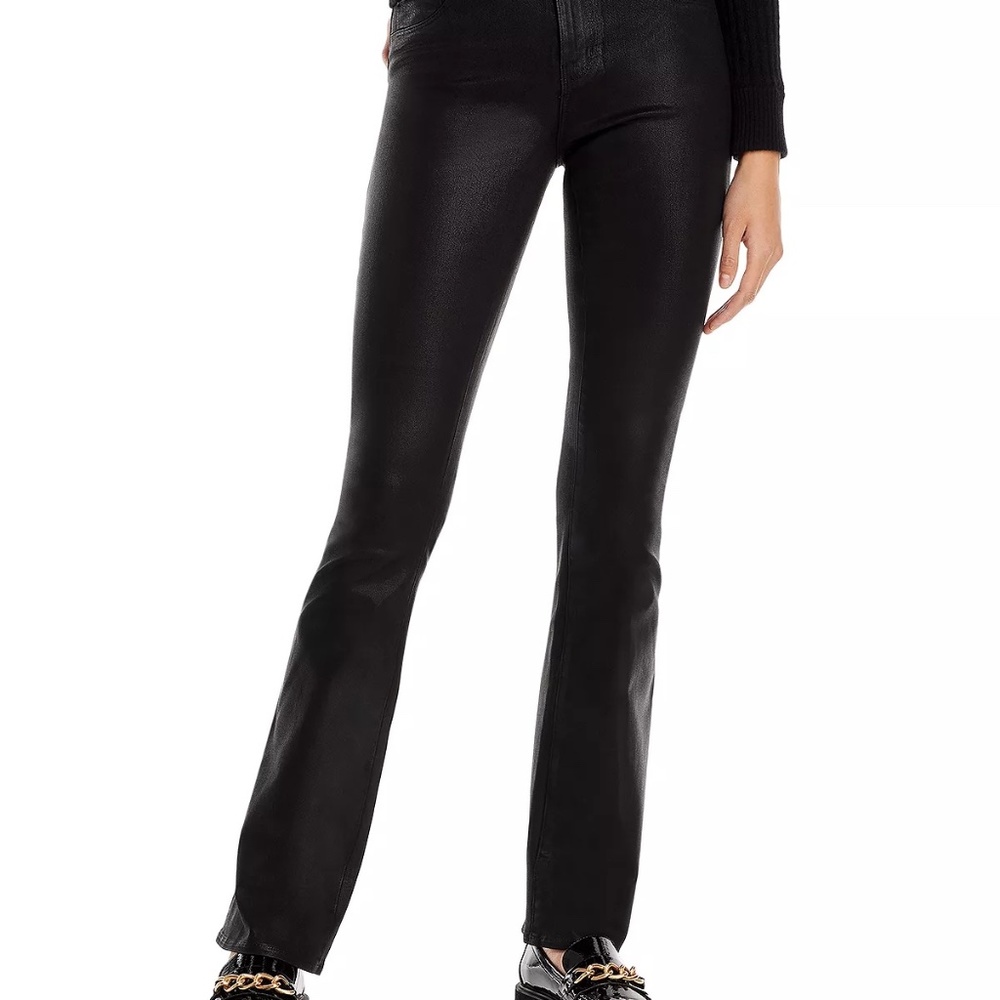 L'Agence Selma Jeans in Noir Coated | Size 32